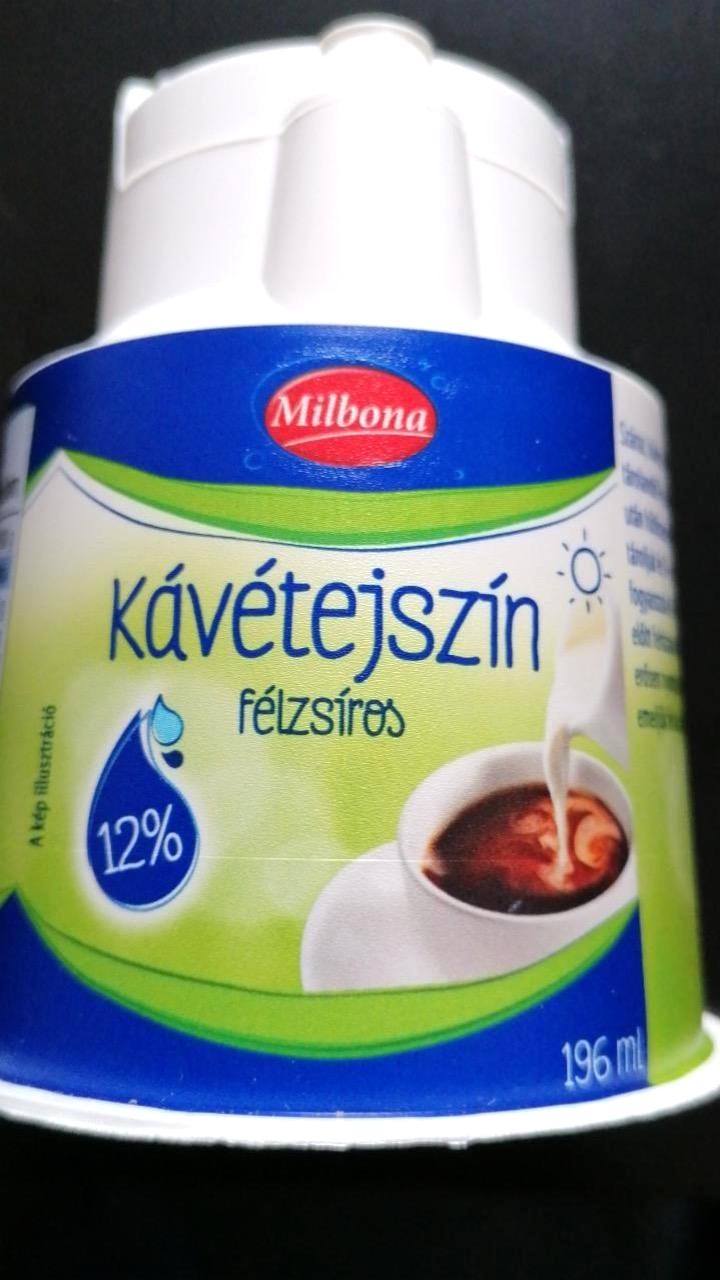 Képek - Kávétejszín félzsíros 12% kancsós Milbona