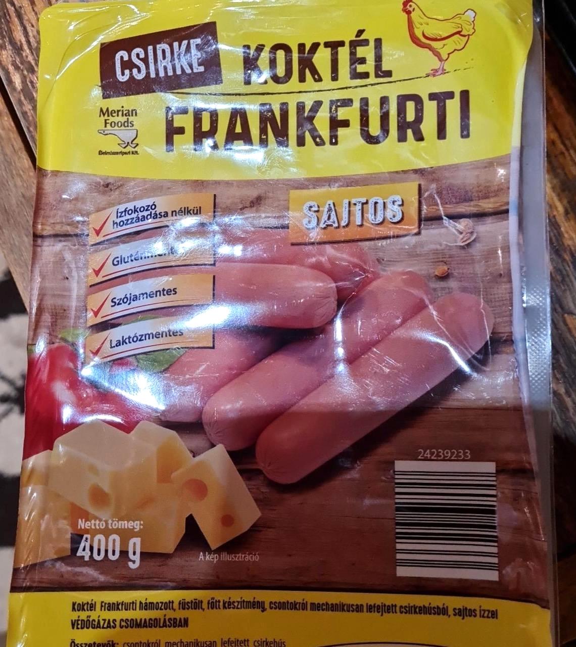 Képek - Csirke koktél Frankfurti hámozott virsli sajtos
