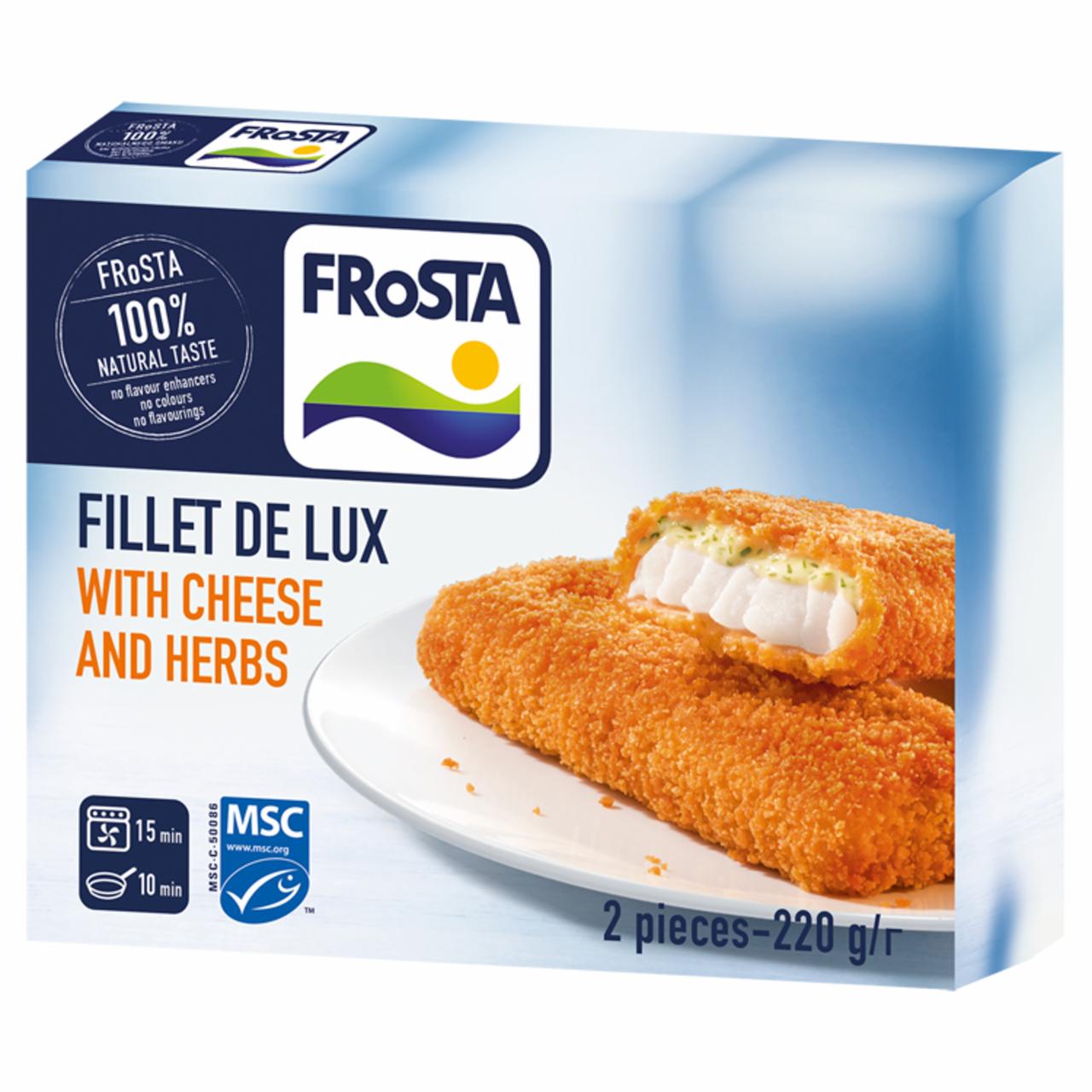 Képek - FRoSTA gyorsfagyasztott Filé de Lux halfilé sajtszósszal 220 g