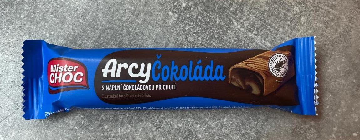 Képek - Arcy čokoláda s náplní čokoládovou příchutí Minster Choc