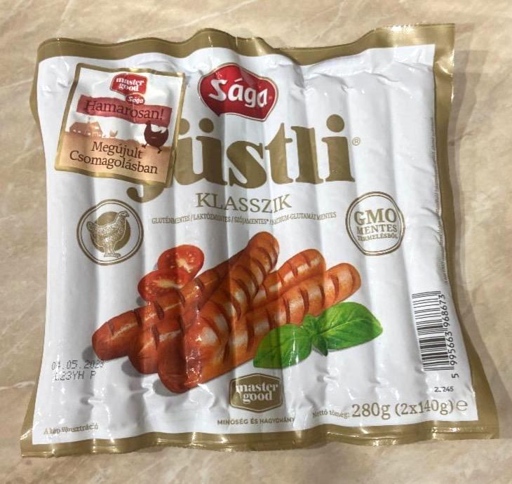 Képek - Master Good Füstli Klasszik füst ízesítésű virsli csirkehúsból 140 g