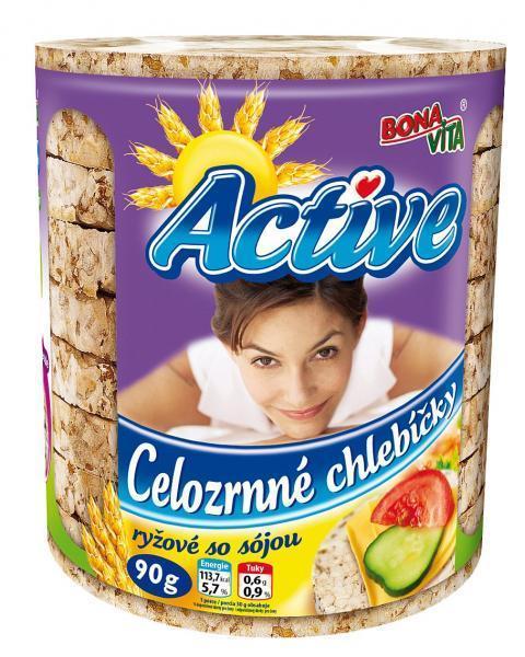 Képek - Celozrnný chlebíček Active rýžový se sojou BonaVita