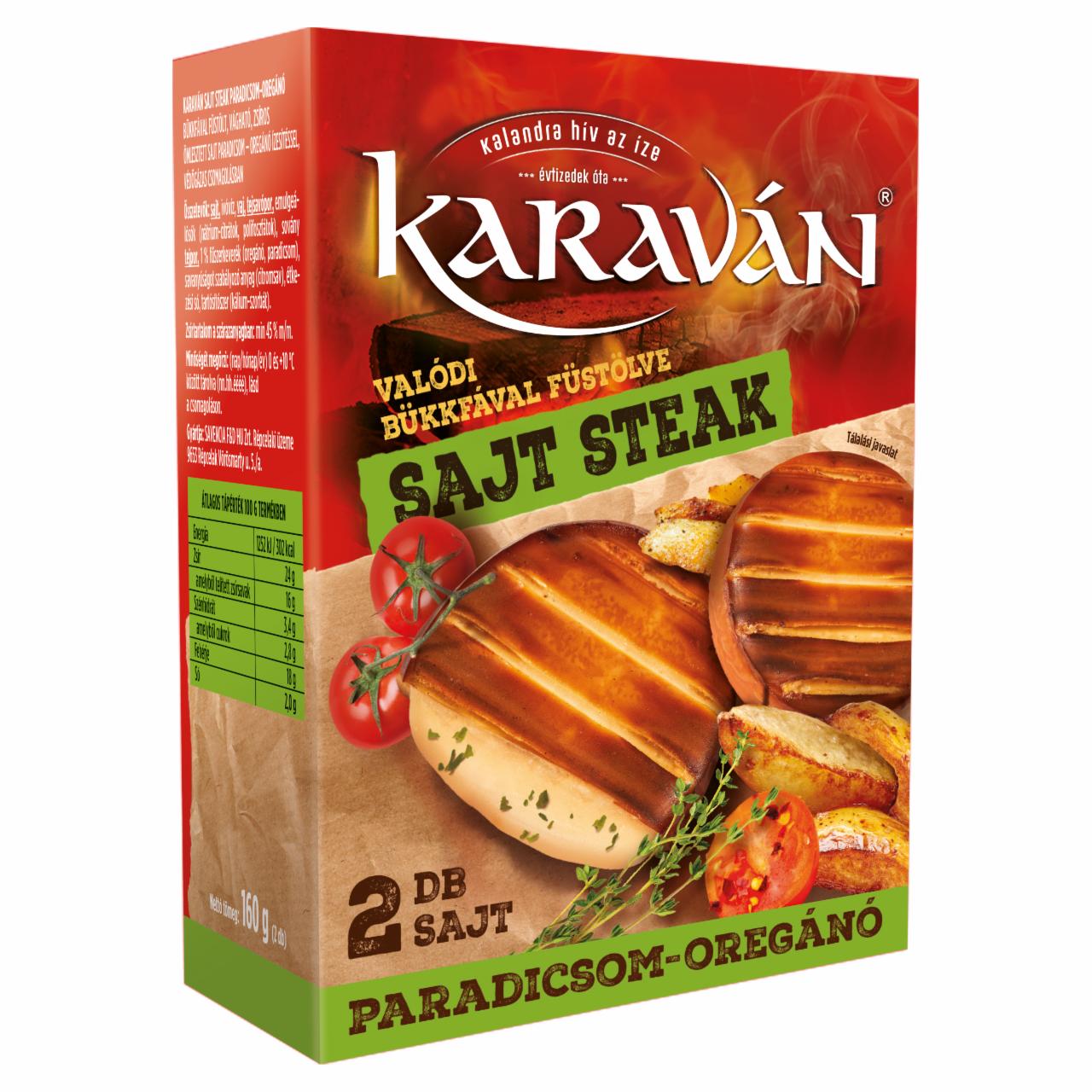 Képek - Karaván sajt steak paradicsom-oregánó ízesítéssel 2 db 160 g