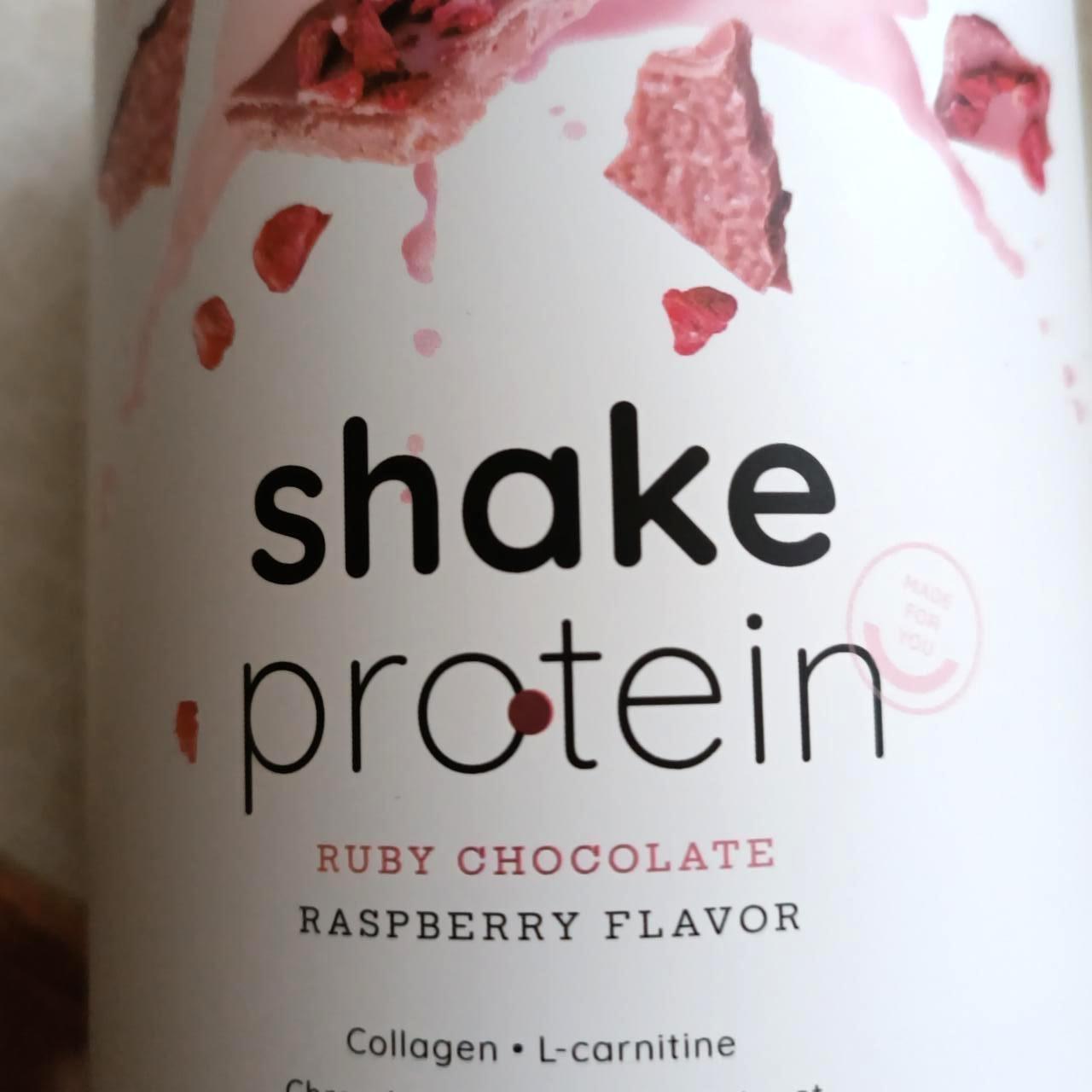 Képek - Shake protein ruby chocolate raspberry flavor Nutriversum