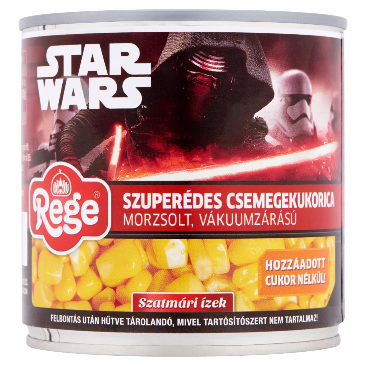 Képek - Rege Star Wars morzsolt szuperédes csemegekukorica 330 g