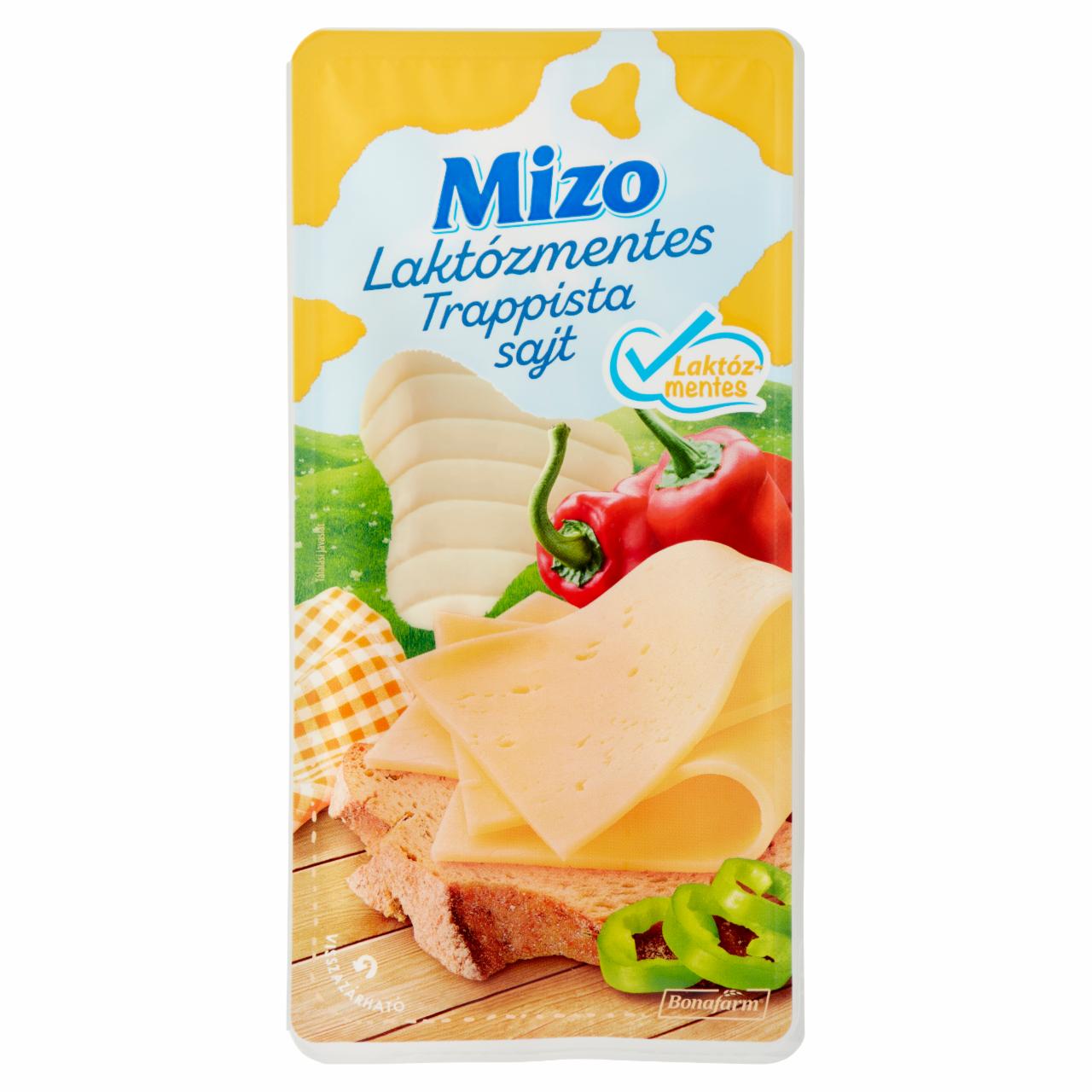 Képek - Mizo szeletelt laktózmentes trappista sajt 125 g