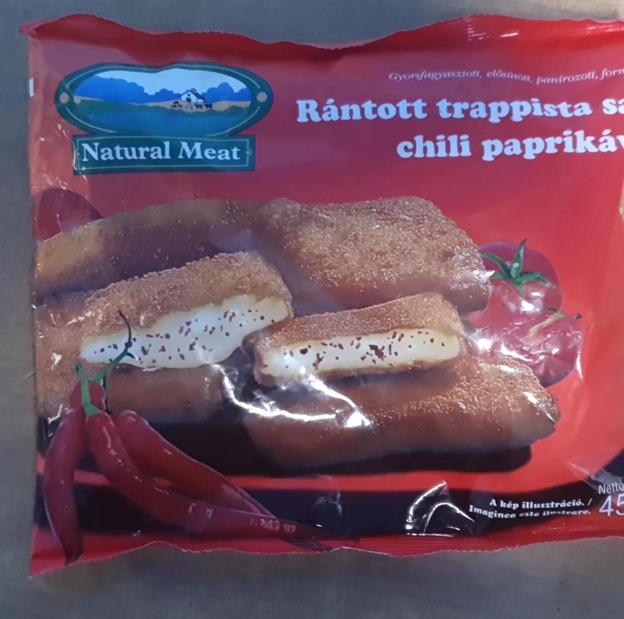 Képek - Rántott trappista sajt chili paprikával Natural Meat