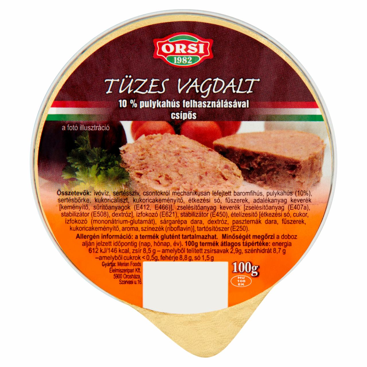 Képek - Orsi tüzes vagdalt 100 g