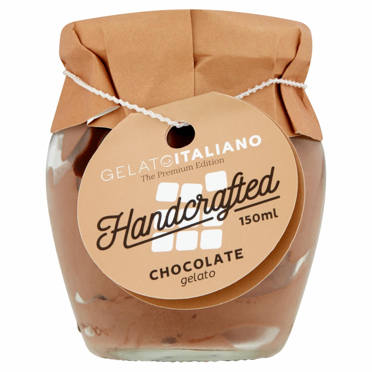 Képek - Gelato Italiano Handcrafted csokoládé tejjégkrém csokoládé öntettel 150 ml