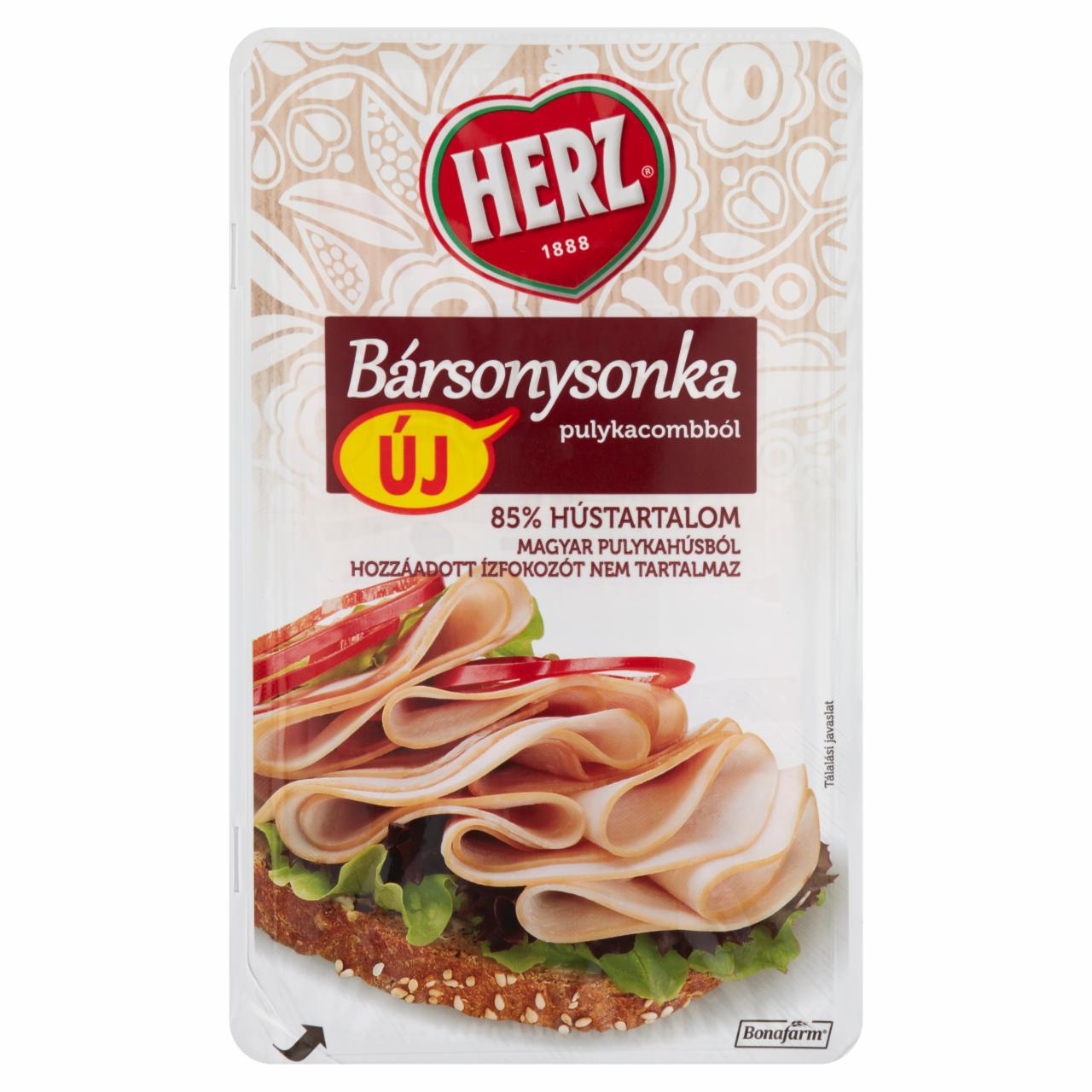 Képek - HERZ Szeletelt bársonysonka pulykacombból 100 g