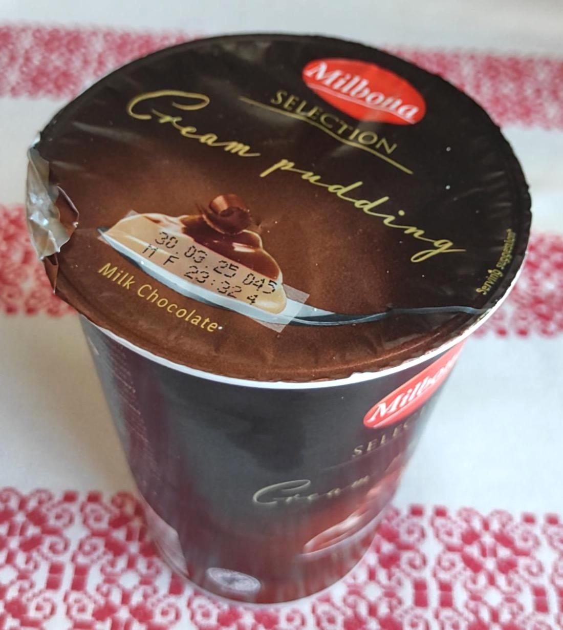 Képek - Cream pudding Milk chocolate Milbona