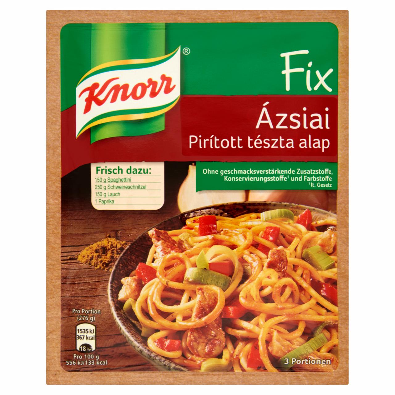 Képek - Knorr Fix ázsiai pirított tészta alap 30 g