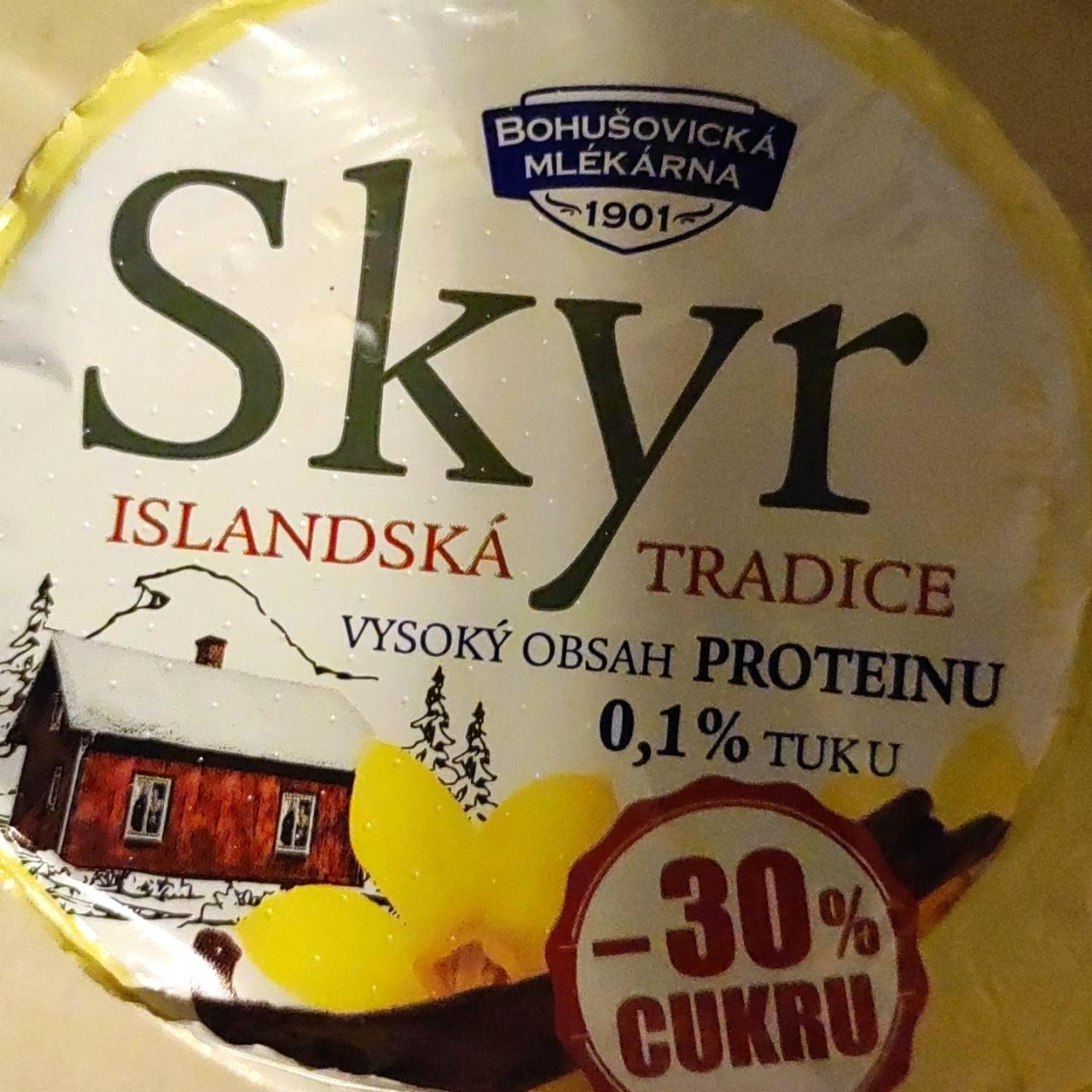 Képek - Skyr vanilka Bohušovická mlékárna