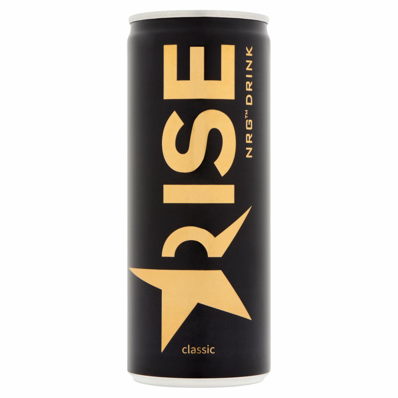 Képek - Rise Classic koffeintartalmú, tutti frutti ízű szénsavas energiaital 250 ml