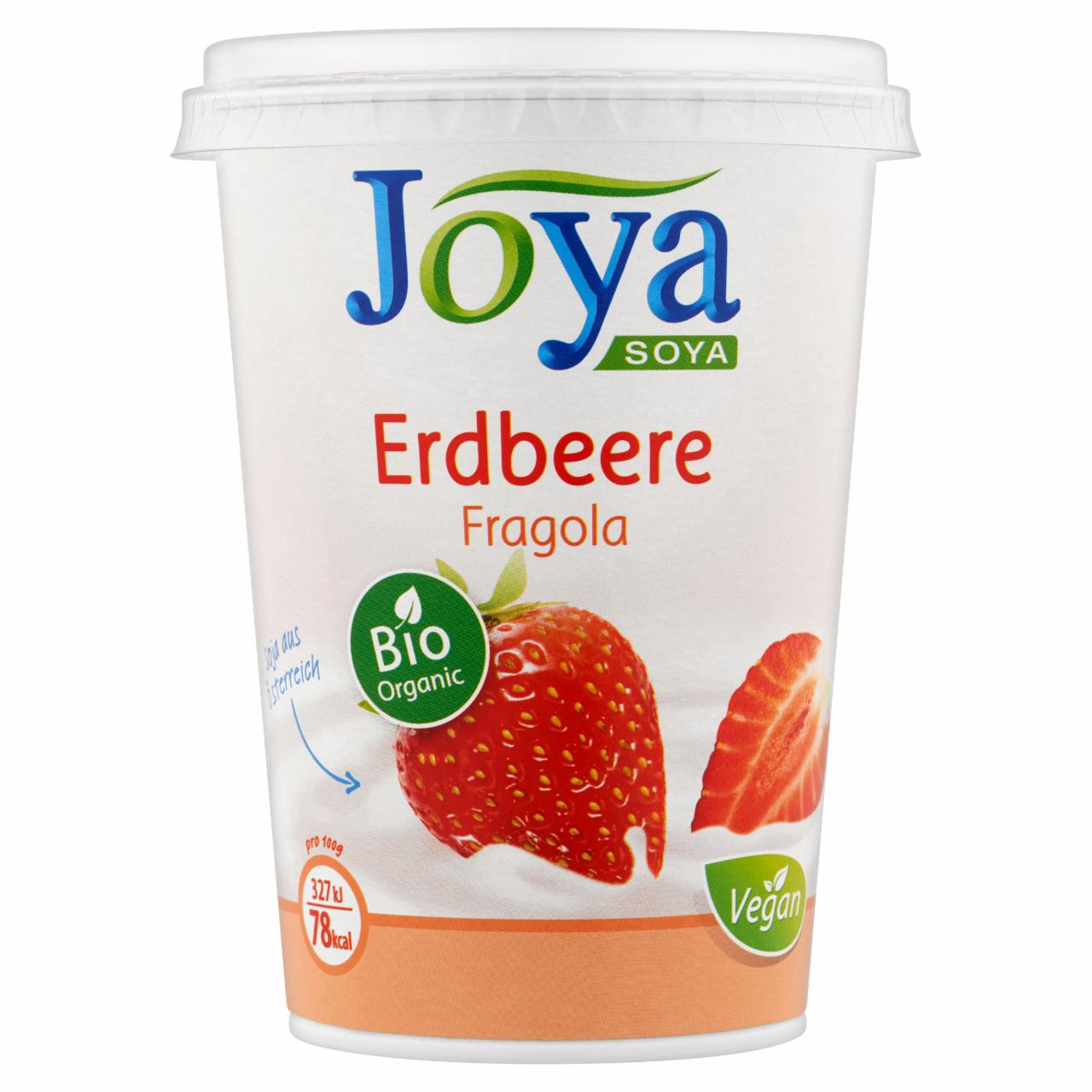 Képek - Joya Soya BIO joghurtkultúrával beoltott szójaspecialitás eperrel 500 g