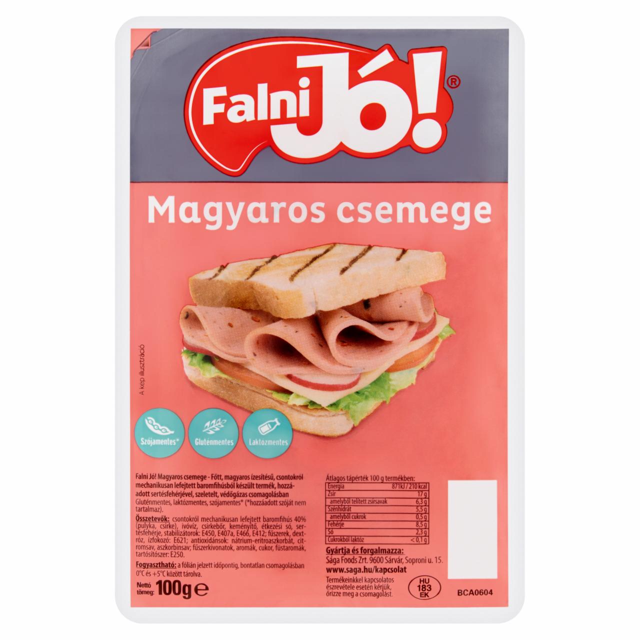 Képek - Falni Jó! Magyaros Csemege szeletelt, pulykahúsból készült termék 100 g