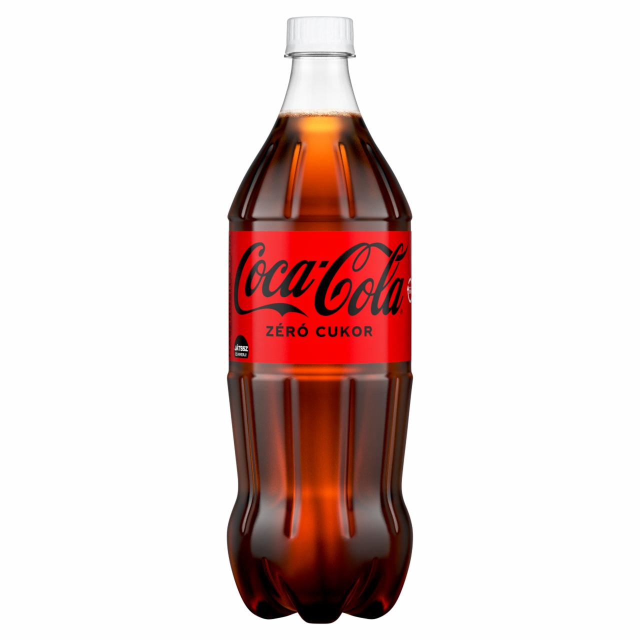 Képek - Coca-Cola zéró cukor colaízű energiamentes szénsavas üdítőital édesítőszerekkel 1 l