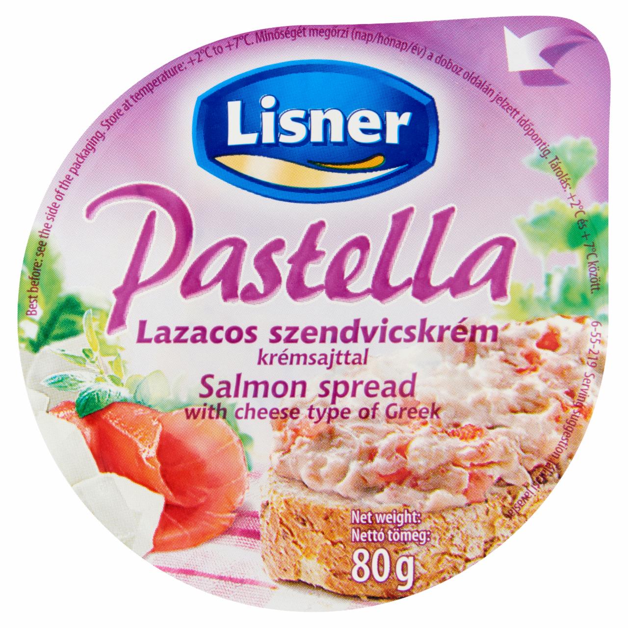 Képek - Lisner lazacos szendvicskrém krémsajttal 80 g