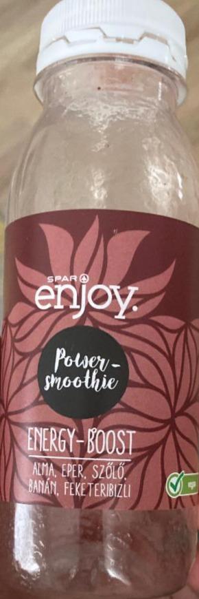 Képek - Power-smoothie energy-boost alma, eper, szölo, banán, feketeribizli Spar Enjoy