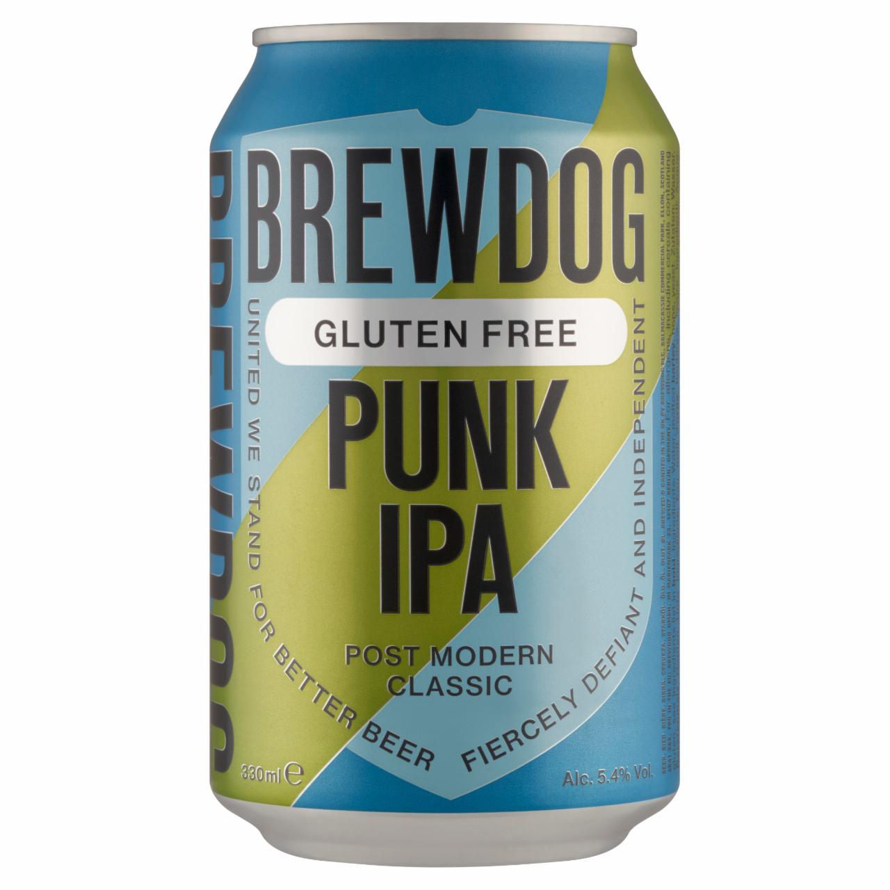 Képek - BrewDog Punk IPA gluténmentes sör 5,4% 330 ml