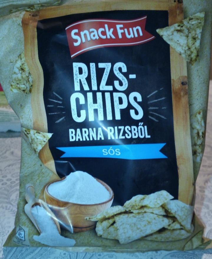 Képek - Rizs-chips barna rizs ből sós Snack Fun