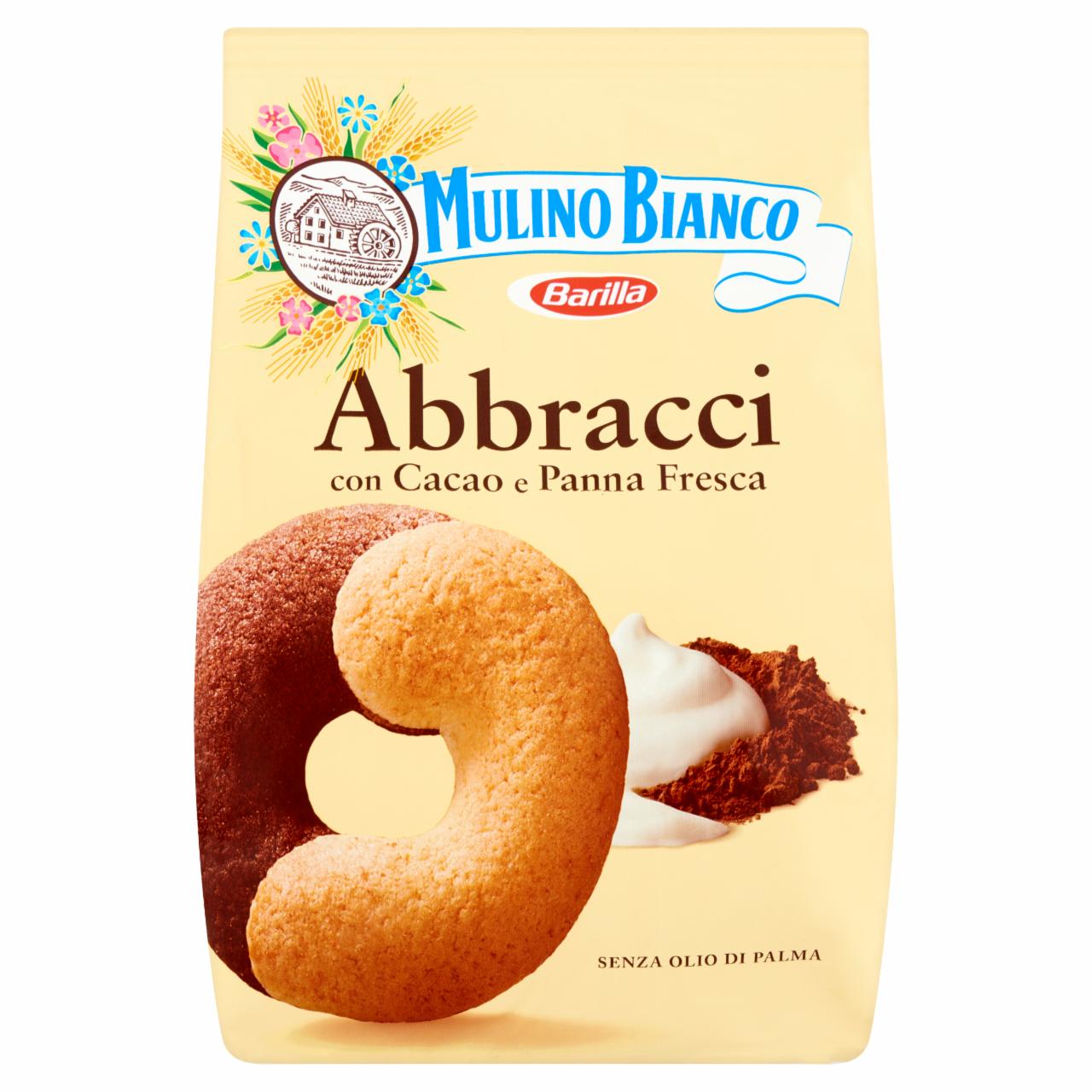 Képek - Mulino Bianco Abbracci tejszínes-kakaós omlós keksz 350 g