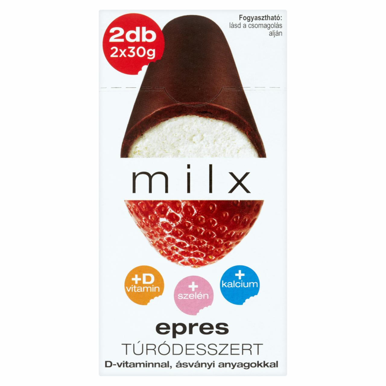 Képek - Milx epres túródesszert 2 x 30 g