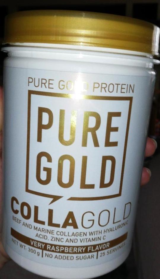 Képek - CollaGold málna ízű (marha és hal kollagén) Pure Gold