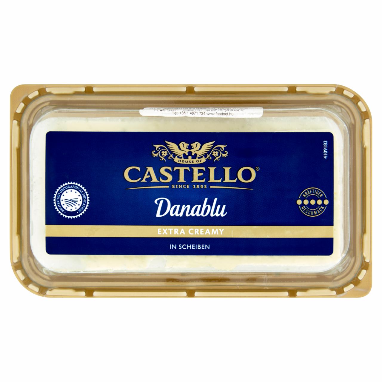 Képek - Castello Danablu kék nemespenésszel érő szeletelt sajt 100 g