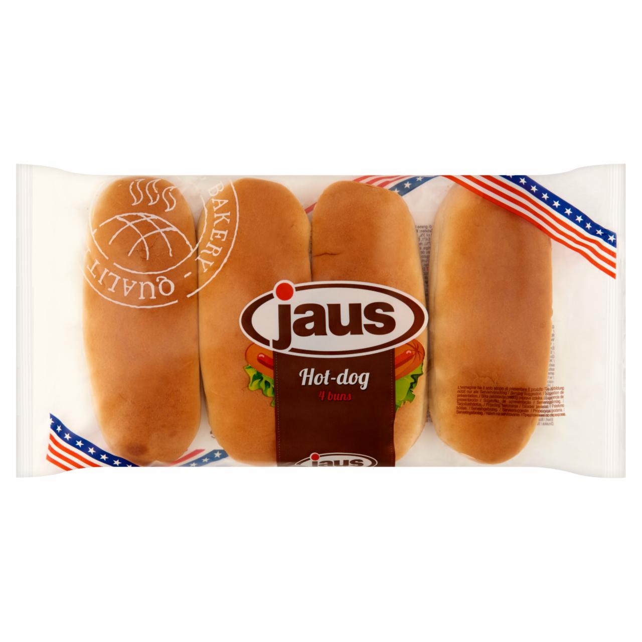 Képek - Jaus hot dog kifli 4 x 62,5 g (250 g)