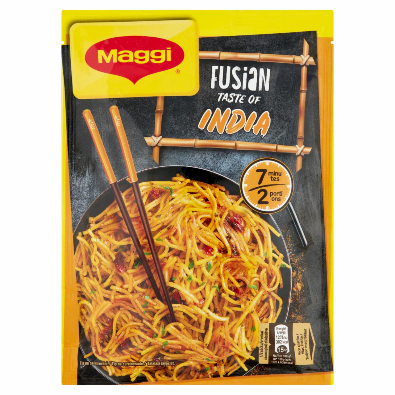 Képek - Maggi Fusian Indiai pirított tészta 118 g