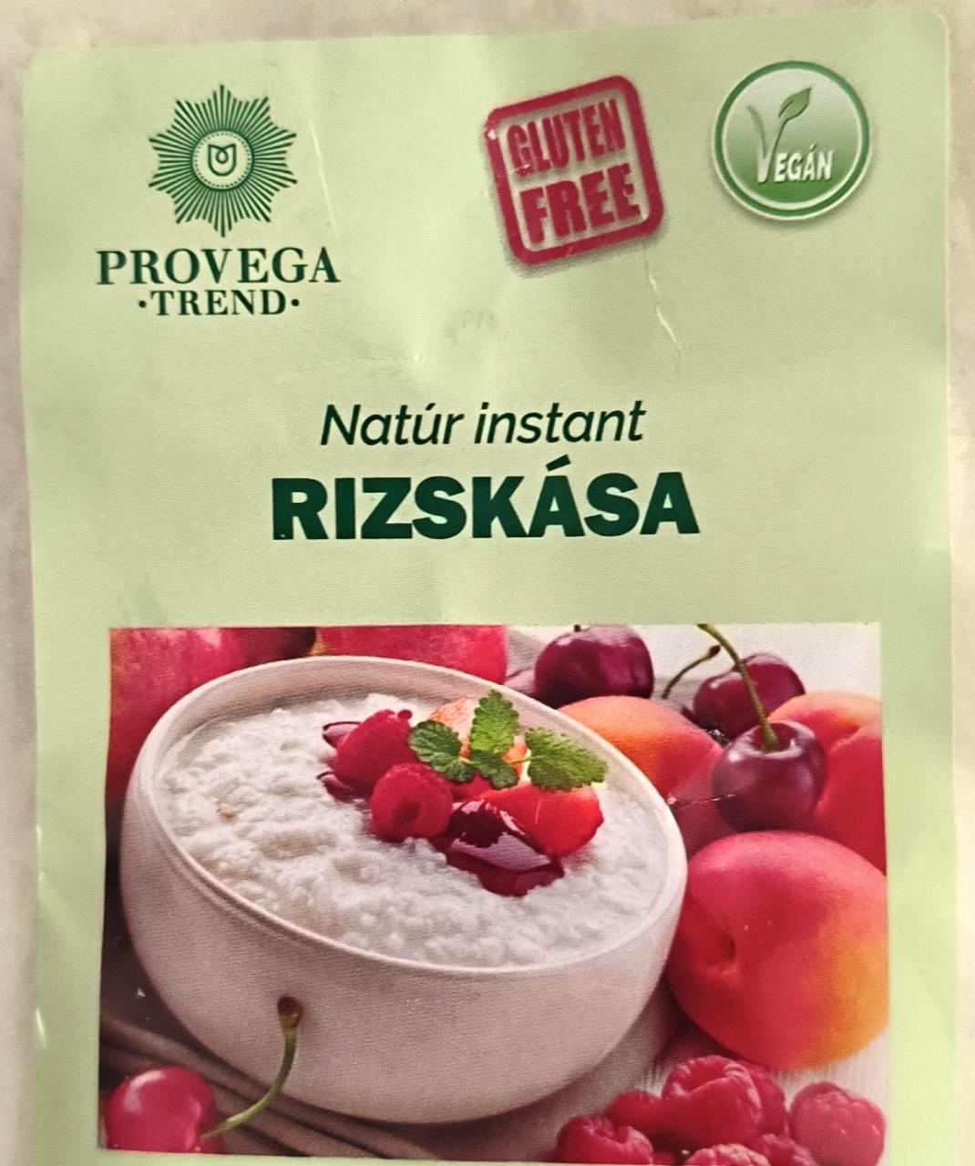 Képek - Natúr instant rizskása Provega trend