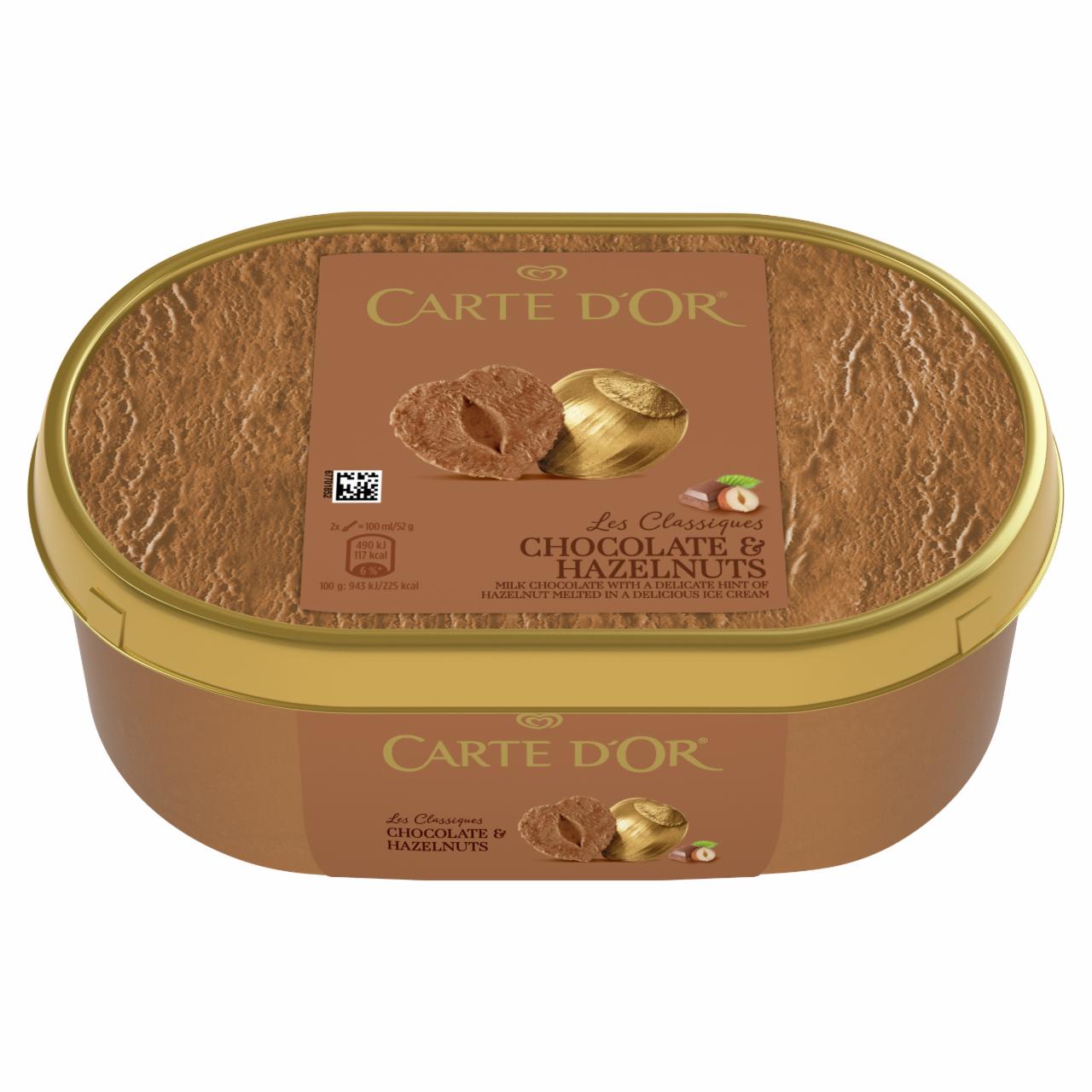 Képek - Carte D'Or Mogyorós Csokoládés Jégkrém 1000 ml