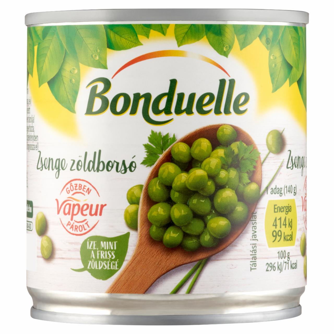 Képek - Bonduelle Vapeur gőzben párolt zsenge zöldborsó 160 g