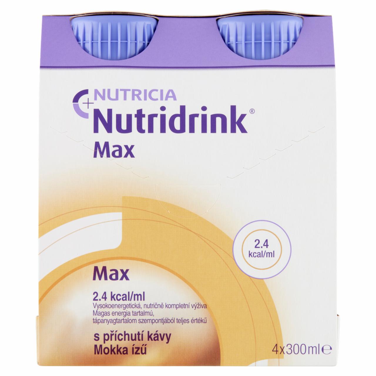 Képek - Nutridrink Max mokka ízű speciális gyógyászati célra szánt élelmiszer 24 x 300 ml