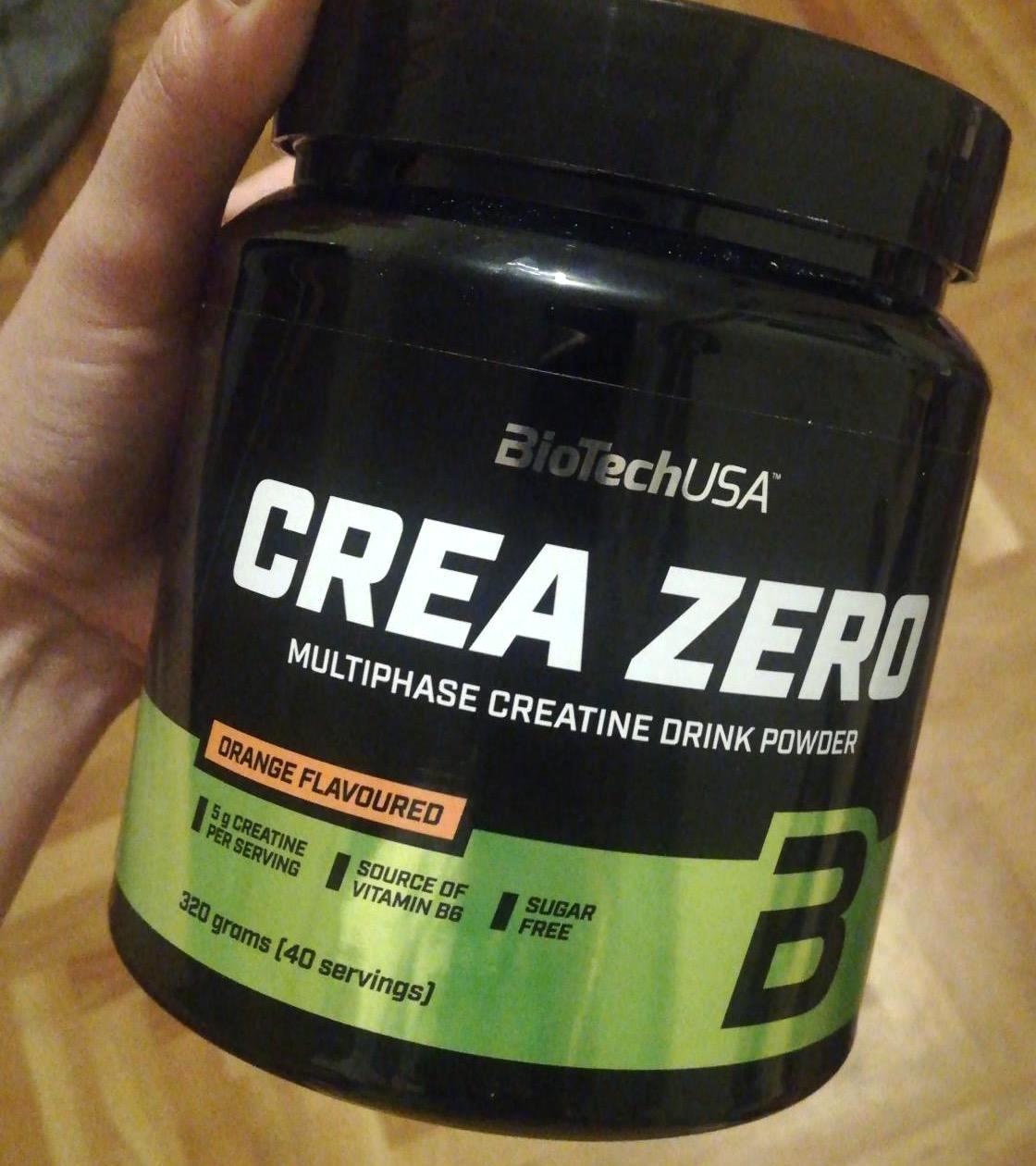 Képek - Crea Zero multiphase creatine drink powder Orange flavoured BioTechUSA