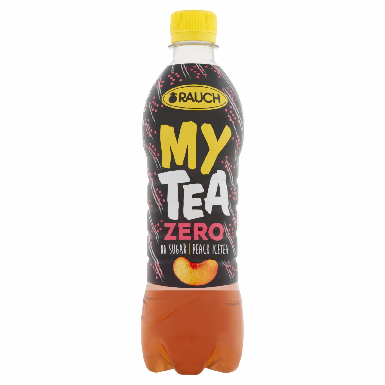 Képek - Rauch My Tea Zero cukormentes ice tea őszibarackos üdítőital fekete teából, édesítőszerekkel 0,5 l