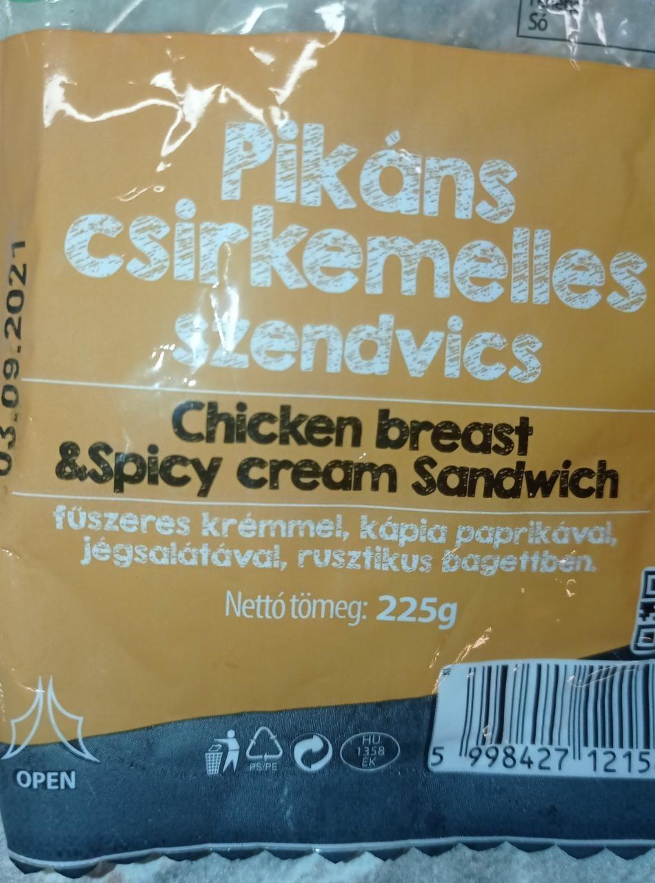 Képek - Pikáns csirkemelles szendvics Khell-Food