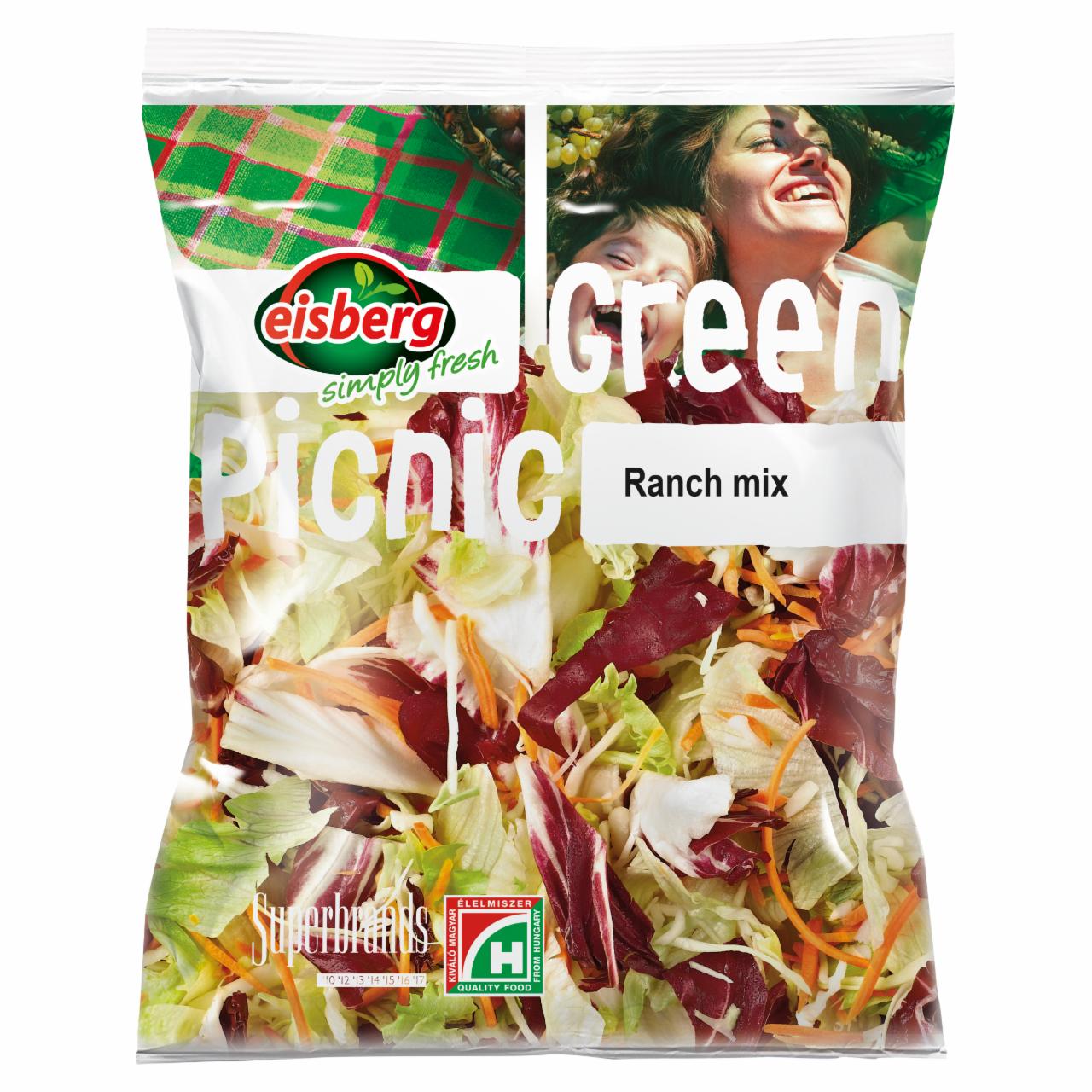 Képek - Eisberg Ranch Mix friss saláta- és zöldségkeverék 120 g