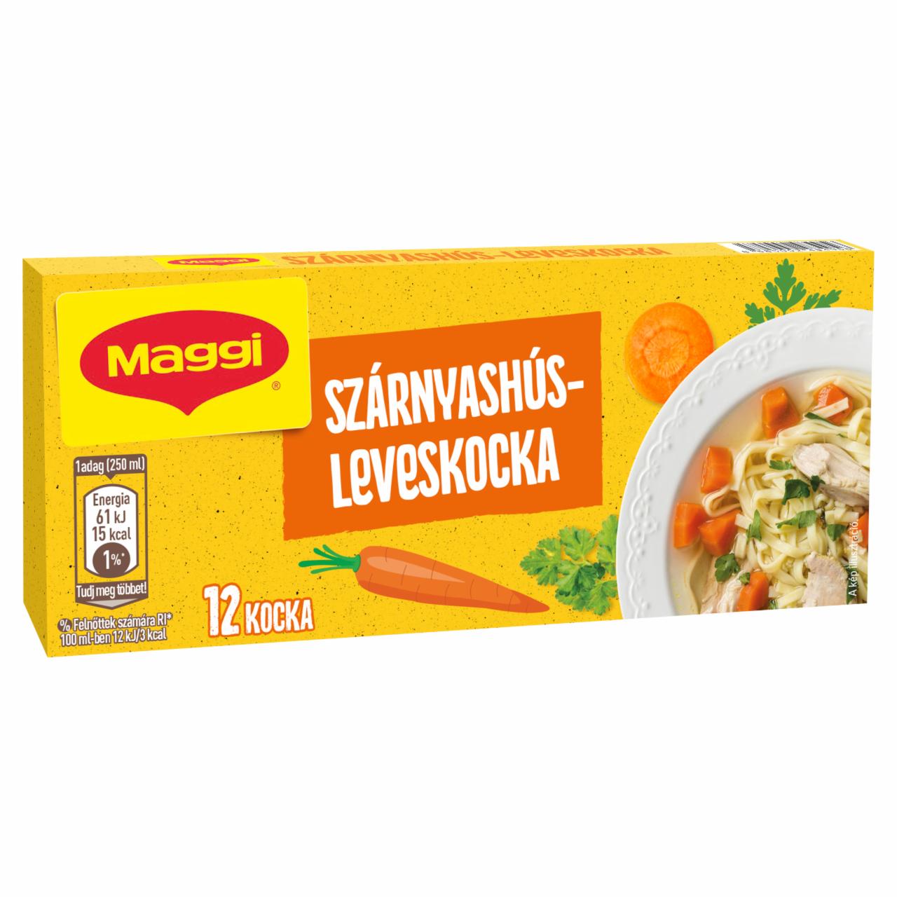 Képek - Maggi Szárnyashúsleves-kocka 120 g