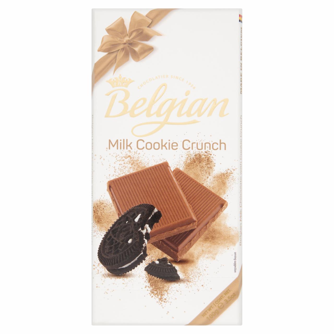 Képek - Belgian kekszdarabkás tejcsokoládé 100 g