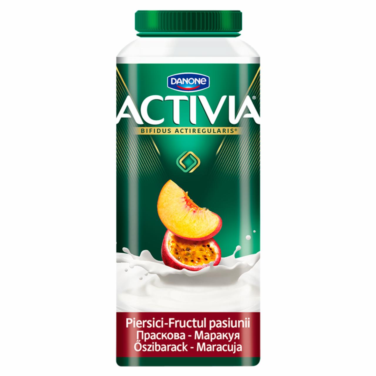 Képek - Danone Activia zsírszegény, élőflórás, őszibarack-maracujaízű joghurtital 320 g