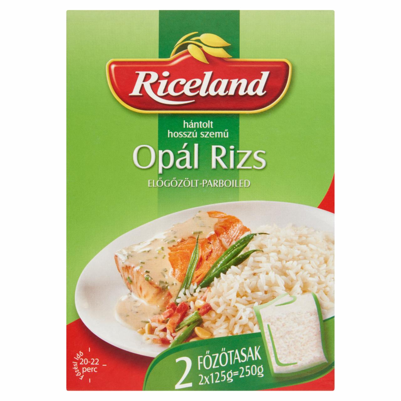Képek - Riceland Opál rizs hántolt hosszú szemű előgőzölt 2 x 125 g