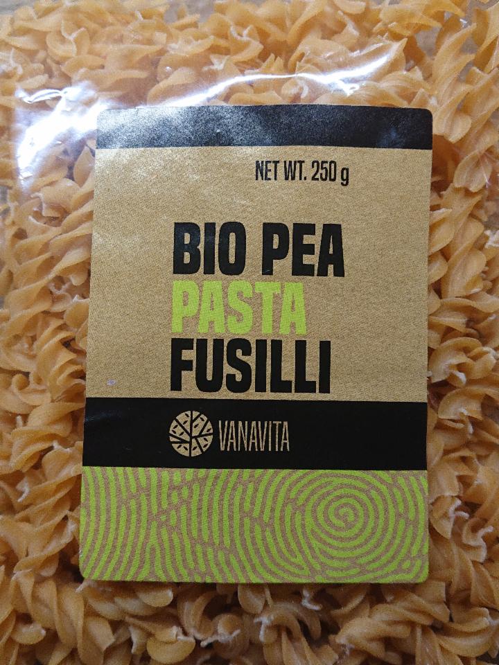 Képek - Bio pea pasta fusilli Vanavita