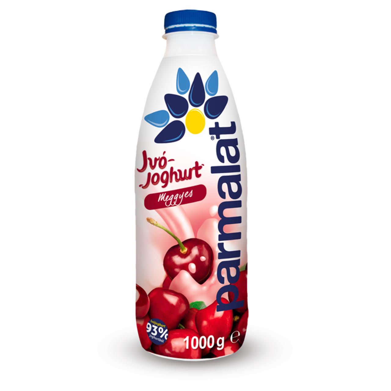 Képek - Parmalat zsírszegény meggyes ivójoghurt 1000 g