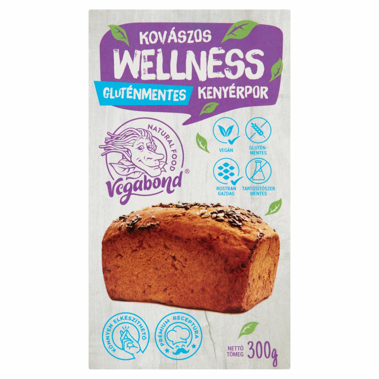 Képek - Vegabond gluténmentes kovászos wellness kenyérpor 300 g