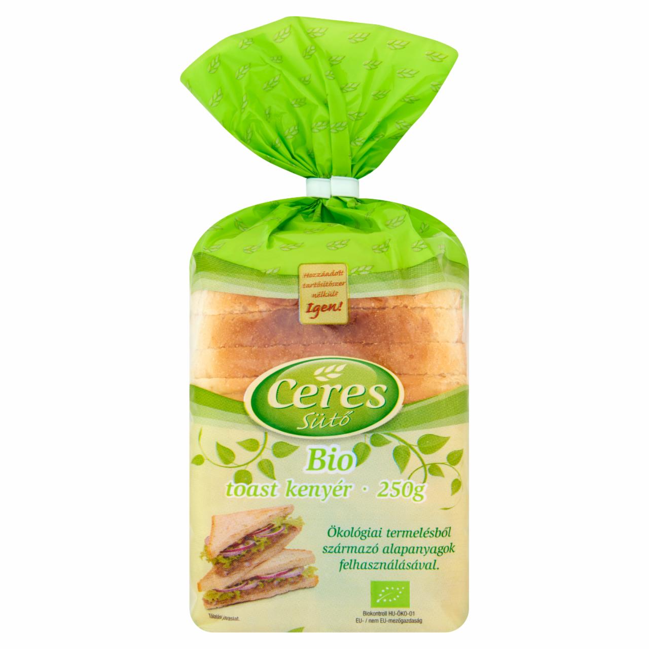 Képek - Ceres Sütő BIO toast kenyér 250 g