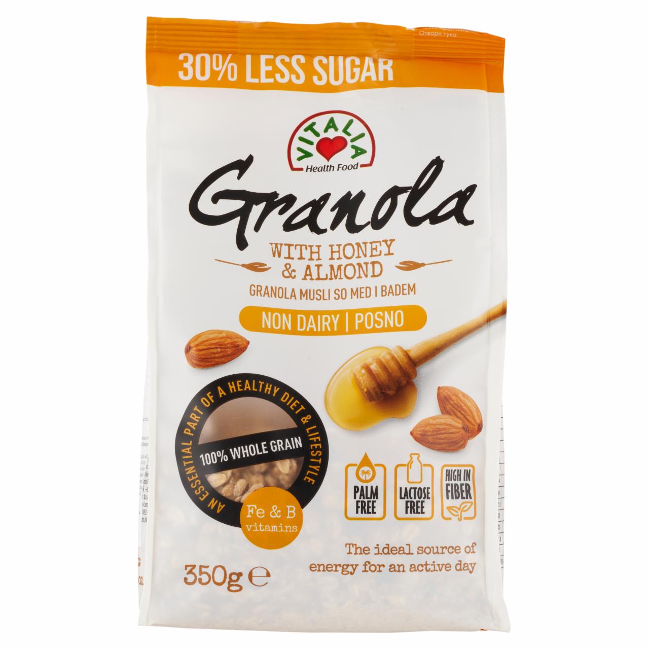 Képek - Vitalia Granola müzli mézzel mandulával 350 g