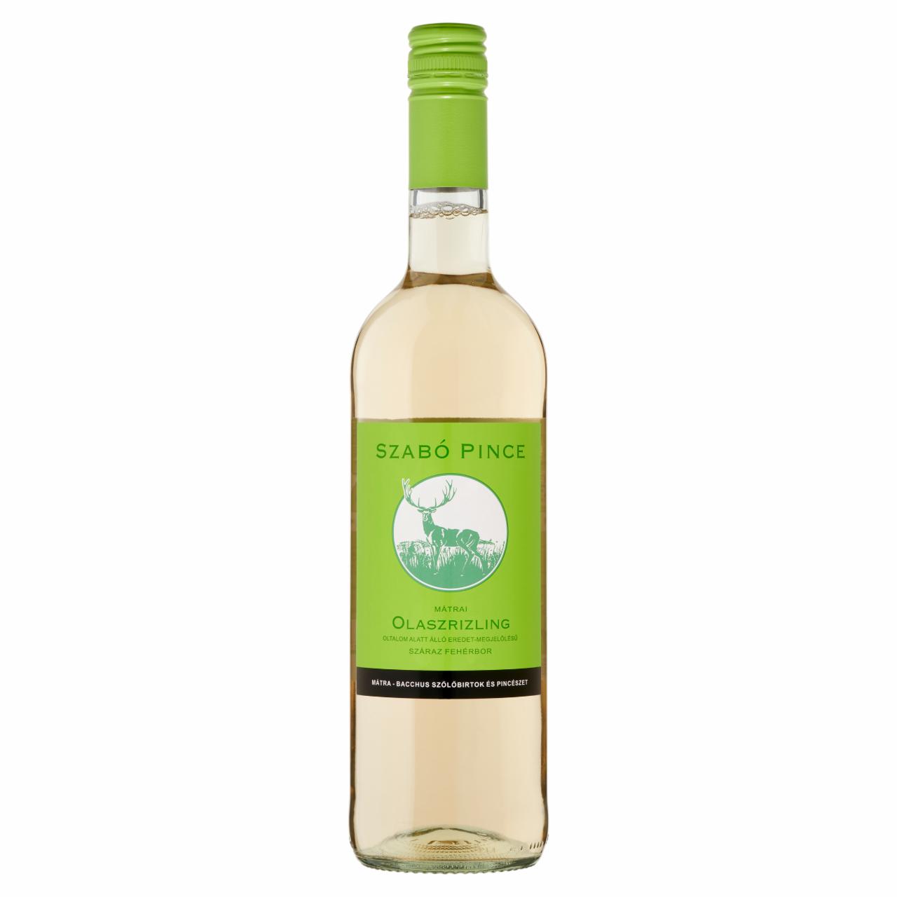 Képek - Szabó Pince Mátrai Olaszrizling száraz fehérbor 11,0% 750 ml