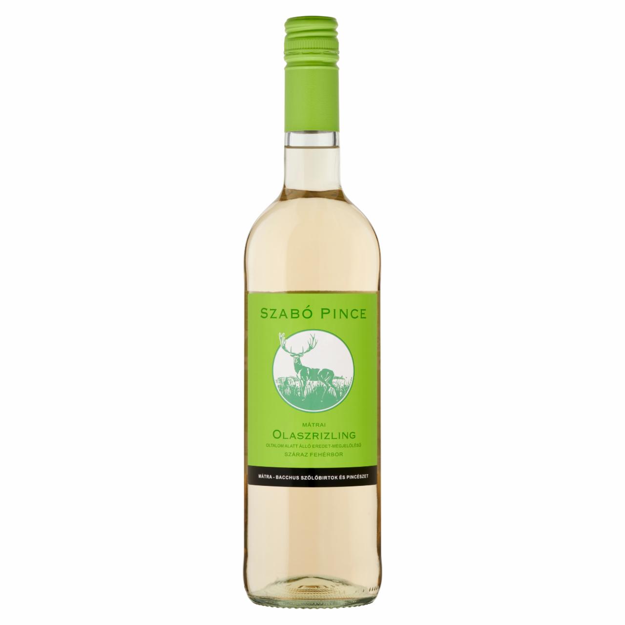 Képek - Szabó Pince Mátrai Olaszrizling száraz fehérbor 11,0% 750 ml